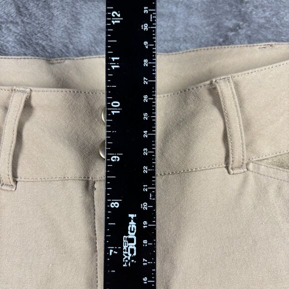 Equine Couture Women Sportif Schooling Breeches Riding Pants Tan Size 30 H285 - Picture 9 of 12